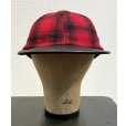 画像5: ほぼ未使用品 USA製【赤×黒】チェック【バッファローブレイド】バッファローチェック【ウールキャップ】【サイズフリー】<br> (5)