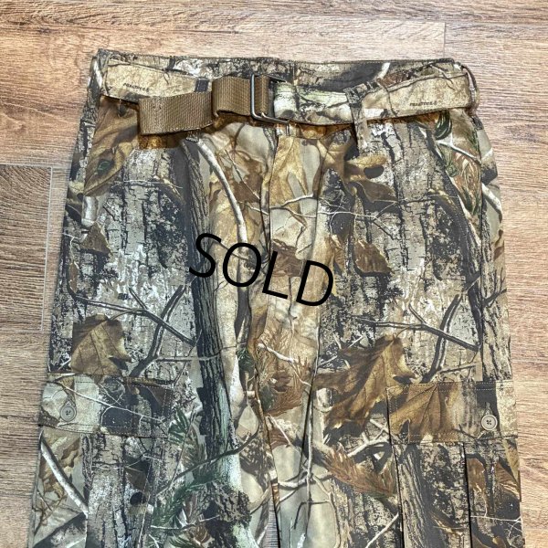 画像4: 【デッドストック】【ビンテージ】REAL TREE AP ベルト付き リアルツリーカモ  カーゴパンツ【W35程度】 