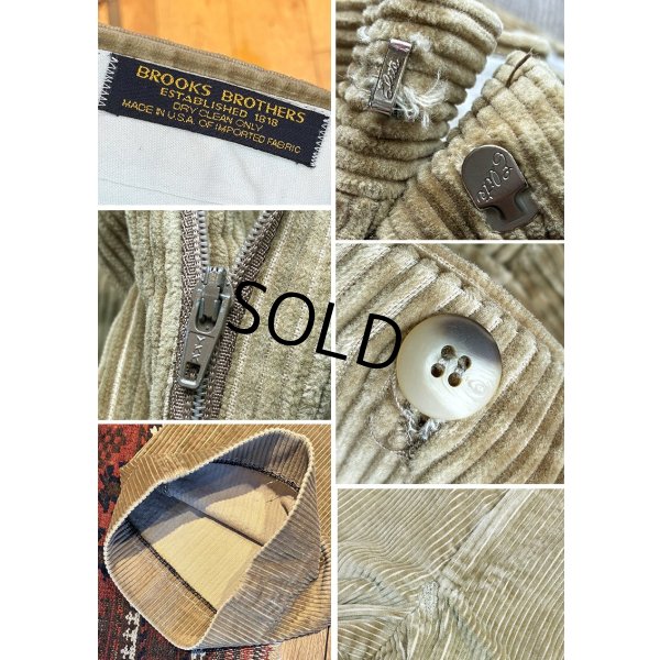 画像3: 〜80’ｓ USA製【ブルックスブラザーズ】brooksbrothers【ベージュ】コーデュロイパンツ【Ｗ３５程度】 