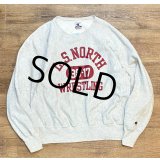 90's~【ビンテージ】【Champion】【チャンピオン】グレー【L.S.NORTH WRESTLING】レスリング【チームスウェット】【グレー】【サイズXL】 