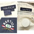 画像2: 90's【ビンテージ】【nautica】【ノーティカ】【白×紺×緑】切替【ロゴ入り】ジップアップブルゾン【サイズL】<br> (2)