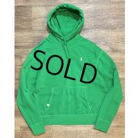 ビンテージ RALPH LAUREN【ラルフローレン】【緑】パーカー【コットンパーカー】【サイズL】 