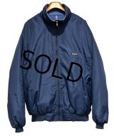 程度良好!! 90's ビンテージ【パタゴニア】patagonia ナイロン【紺×水色】【シェルドシンチラジャケット 】【裏フリースブルゾン】【サイズXXL】 