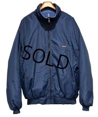 程度良好!! 90's ビンテージ【パタゴニア】patagonia ナイロン【紺×水色】【シェルドシンチラジャケット 】【裏フリースブルゾン】【サイズXXL】 