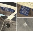 画像2: 【ラルフローレン】【POLO RALPH LAUREN】【チャコール×白】【ブルゾン】ジャケット【スタジャン】【サイズＬ】<br> (2)