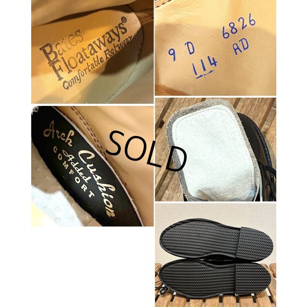画像2: 【デッドストック】【Bates Floataways】【ブラック】黒【レザーブーツ】【9D】【27cm程度】 