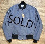 ほぼ未使用【USA製】【ビンテージ】USMA？【HANOVER UNIFORM】ハノーバーユニフォーム【中綿入り】【紺×黒】【ブルゾン】【ジップアップジャケット】【サイズL】 