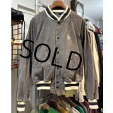 【ラルフローレン】【POLO RALPH LAUREN】【チャコール×白】【ブルゾン】ジャケット【スタジャン】【サイズＬ】 