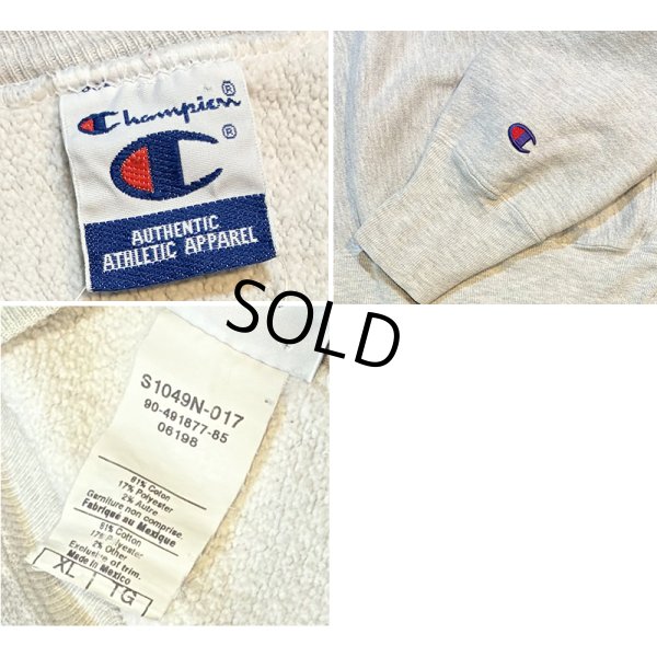 画像2: 90's~【ビンテージ】【Champion】【チャンピオン】グレー【L.S.NORTH WRESTLING】レスリング【チームスウェット】【グレー】【サイズXL】 