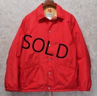 80's【USA製】【L.L.Bean】LLビーン【赤】【コーチジャケット】【ジャケット】ナイロンジャケット【サイズＬ】 