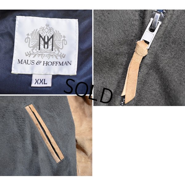 画像2: 【MAUS&HOFFMAN】【ビンテージ】【ウール×スエード】ブルゾン【サイズXXL】 