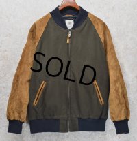 【MAUS&HOFFMAN】【ビンテージ】【ウール×スエード】ブルゾン【サイズXXL】 