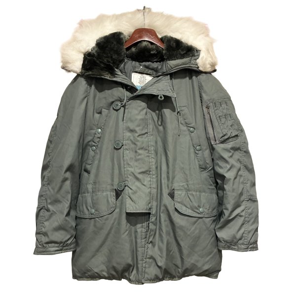 画像1: デッドストック!! 80's【ビンテージ】米軍実物【USAF】GREENBRIER INDUSTRIES製 ステンシル入り【N-3B】【フライトジャケット】【サイズXS】 