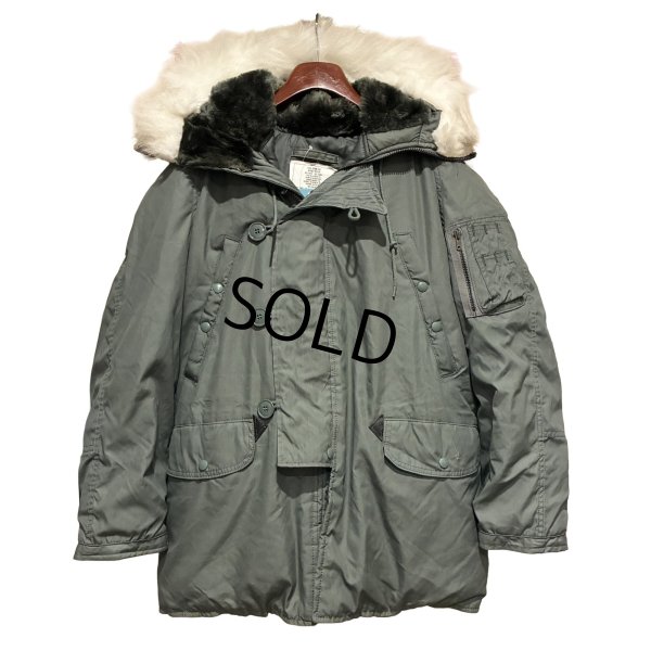 画像1: デッドストック!! 80's【ビンテージ】米軍実物【USAF】GREENBRIER INDUSTRIES製 ステンシル入り【N-3B】【フライトジャケット】【サイズXS】 