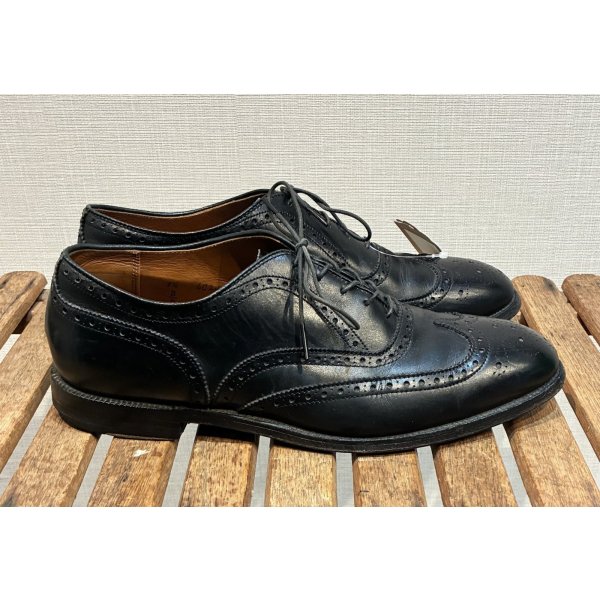 画像2: USA製【ビンテージ】【オールデン】alden【ウィングチップ】黒【ブラック】【レザーシューズ】【9 1/2 D】【28.5cm程度】 