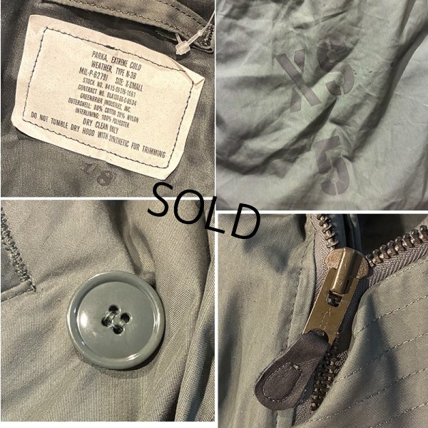画像2: デッドストック!! 80's【ビンテージ】米軍実物【USAF】GREENBRIER INDUSTRIES製 ステンシル入り【N-3B】【フライトジャケット】【サイズXS】 