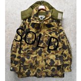 80's【ビンテージ】【ＬＬビーン】【L.L.Bean】【ダックハンターカモ】カモ柄 ゴアテックス シンサレート入り【マウンテンパーカー】【サイズL】 