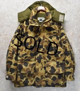 80's【ビンテージ】【ＬＬビーン】【L.L.Bean】【ダックハンターカモ】カモ柄 ゴアテックス シンサレート入り【マウンテンパーカー】【サイズL】 