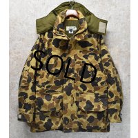 80's【ビンテージ】【ＬＬビーン】【L.L.Bean】【ダックハンターカモ】カモ柄 ゴアテックス シンサレート入り【マウンテンパーカー】【サイズL】 