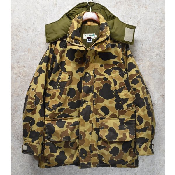 画像1: 80's【ビンテージ】【ＬＬビーン】【L.L.Bean】【ダックハンターカモ】カモ柄 ゴアテックス シンサレート入り【マウンテンパーカー】【サイズL】 