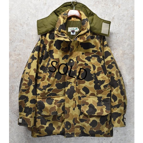 画像1: 80's【ビンテージ】【ＬＬビーン】【L.L.Bean】【ダックハンターカモ】カモ柄 ゴアテックス シンサレート入り【マウンテンパーカー】【サイズL】 