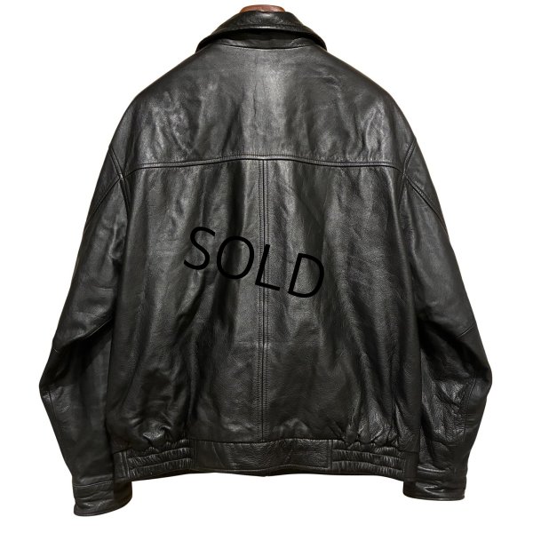 画像3: 【ビンテージ】【セントジョーンズベイ】【黒】キルティング裏地付き【レザージャケット】【サイズL】 