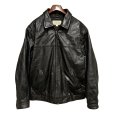 画像1: 【ビンテージ】【セントジョーンズベイ】【黒】キルティング裏地付き【レザージャケット】【サイズL】<br> (1)