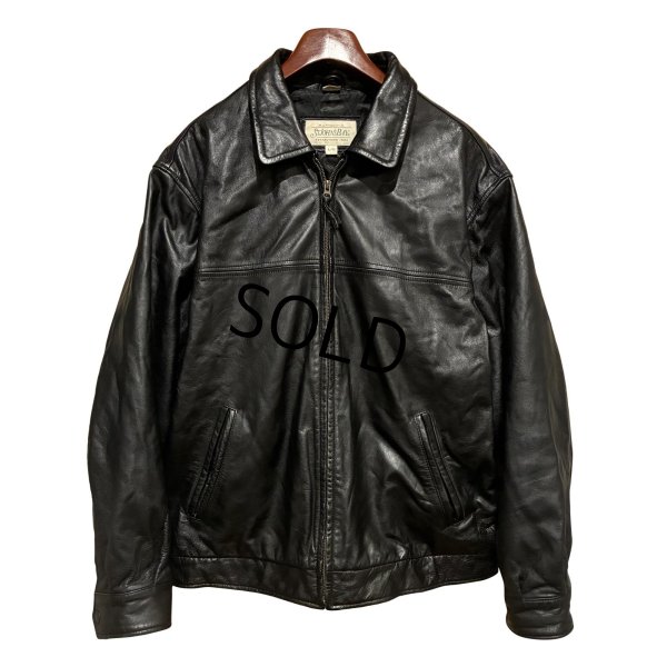 画像1: 【ビンテージ】【セントジョーンズベイ】【黒】キルティング裏地付き【レザージャケット】【サイズL】 