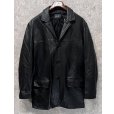 画像1: 【ビンテージ】【DKNY】【ダナキャランニューヨーク】【ブラック】【レザーコート】【レザージャケット】【サイズM】<br> (1)