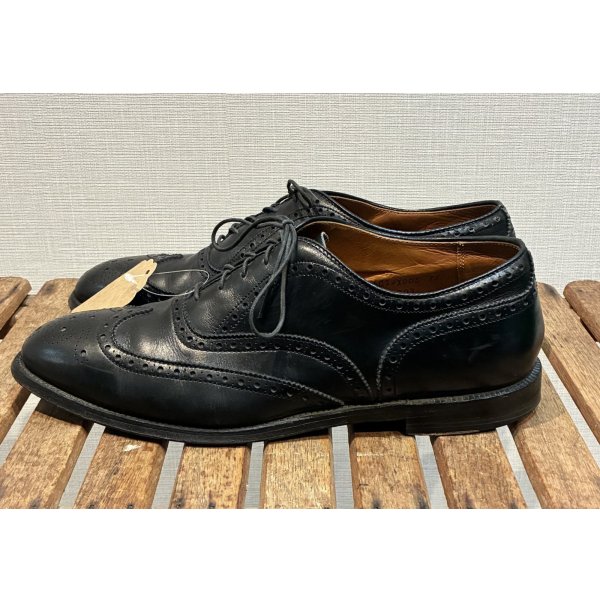 画像5: USA製【ビンテージ】【オールデン】alden【ウィングチップ】黒【ブラック】【レザーシューズ】【9 1/2 D】【28.5cm程度】 