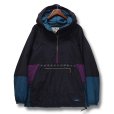 画像1: 〜90's【USA製】 L.L.Bean エルエルビーン  黒ｘ紫ｘ青  シンサレート 中綿入り アノラックパーカー 【サイズXL】<br> (1)