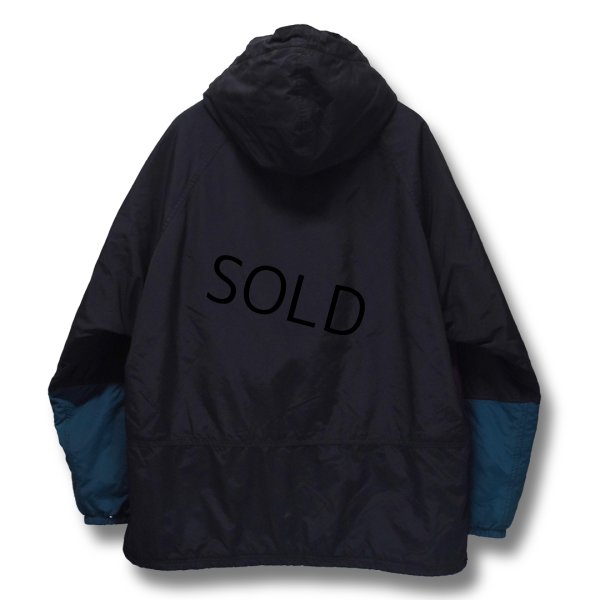 画像4: 〜90's【USA製】 L.L.Bean エルエルビーン  黒ｘ紫ｘ青  シンサレート 中綿入り アノラックパーカー 【サイズXL】 