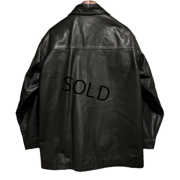 画像3: 【ビンテージ】【AEROPOSTALE】エアロポステール【黒】【レザージャケット】カーコート【サイズS】 