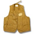 画像1: デッドストック【ビンテージ】【American Field】アメリカンフィールド【フィッシングベスト】 サークルポケット【ハーフムーンポケット】ハンティングベスト 【サイズM】<br> (1)