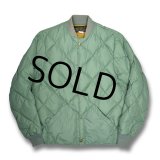 90's~【ビンテージ】【Eddie Bauer】【エディーバウアー】【緑】【キルティングジャケット】【キルティングジップアップブルゾン】【サイズL】 