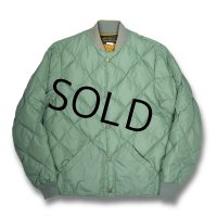 90's~【ビンテージ】【Eddie Bauer】【エディーバウアー】【緑】【キルティングジャケット】【キルティングジップアップブルゾン】【サイズL】 
