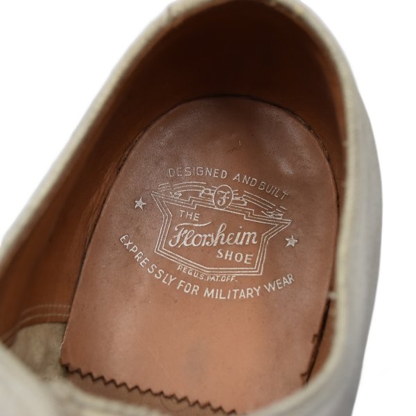 画像2: 【オールドフローシャイム】FLORSHEIM 【ホワイトバックス】白【バックスシューズ】【10 1/2 C】【28.5cm程度】 