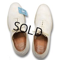 【オールドフローシャイム】FLORSHEIM 【ホワイトバックス】白【バックスシューズ】【10 1/2 C】【28.5cm程度】 