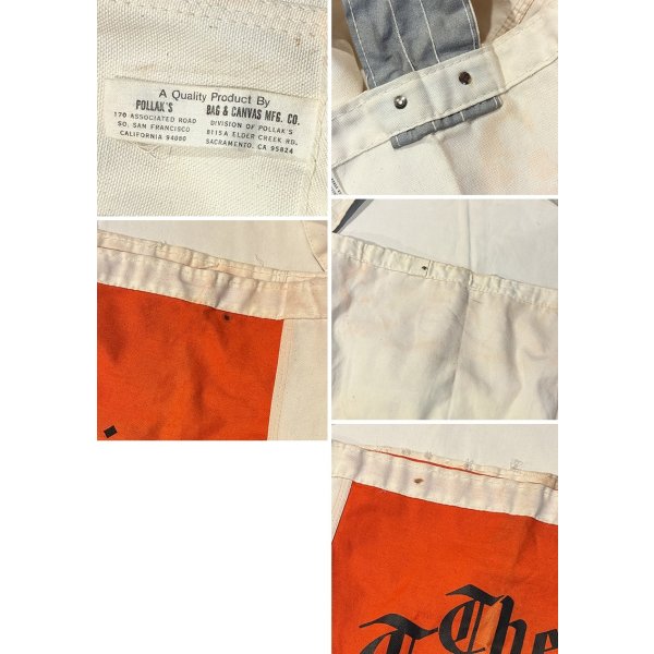 画像2: 【デッドストック】60's【ビンテージ】トレントニアン【生成り】【ニュースペーパーバッグ】【ショルダーバッグ】 