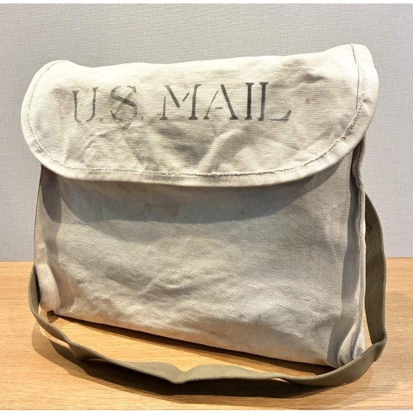 画像1: 40s~【ビンテージ】キャンバス地【US MAIL BAG】USPS【メールバッグ】 