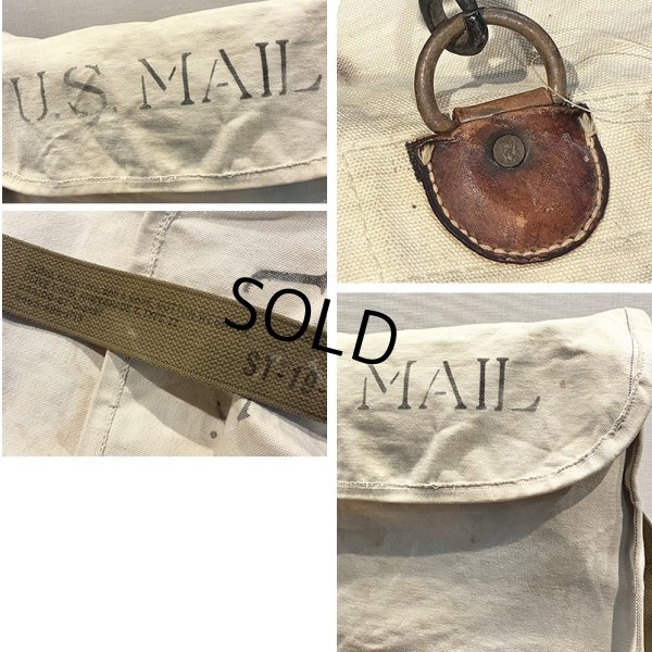 画像2: 40s~【ビンテージ】キャンバス地【US MAIL BAG】USPS【メールバッグ】 