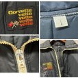 画像2: 80's~【ビンテージ】【Corvette】コルベッツ シボレーコルベット【黒×赤ライン】中綿入り【ジップアップジャケット】【サイズL】<br> (2)