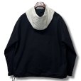 画像3: 90’s~ ビンテージ【J.crew】【オールドＪクルー】【黒×白】コットン【アノラックパーカー】【サイズS】<br> (3)