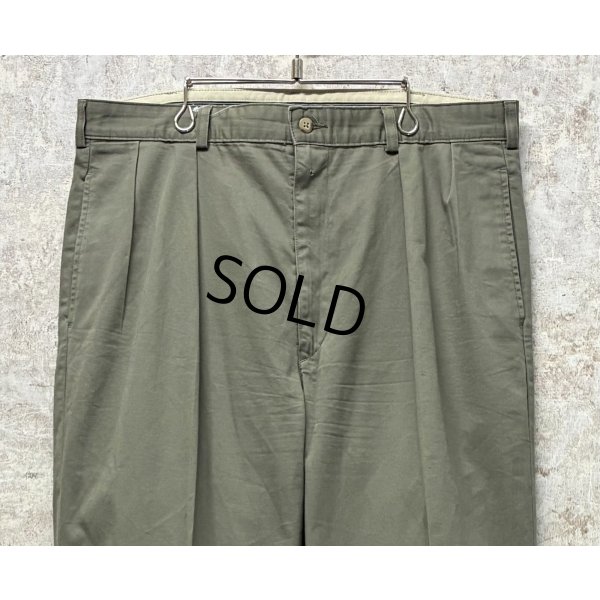 画像3: ビンテージ【ラルフローレン】POLO RALPH LAUREN【オリーブ】ANDREW PANTS【アンドリューパンツ】【２タック】【コットンパンツ】【36×32】 
