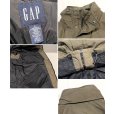 画像2: 【ビンテージ】【オールドギャップ】【GAP】【中綿入り】【ブラウン】ナイロン【ジップアップジャケット】【サイズＬ】 (2)