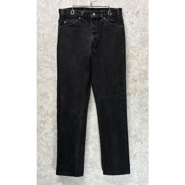 画像2: 90’s【USA製】【ビンテージ】【LEVI'S】【リーバイス５０５】505【黒】【デニムパンツ】ブラックデニム【33×34】 