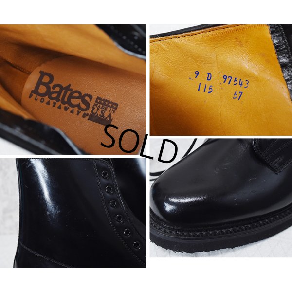 画像2: 【デッドストック】【Bates Floataways】ベイツ【ブラック】黒【レザーブーツ】レースアップブーツ【9D】【27cm程度】 