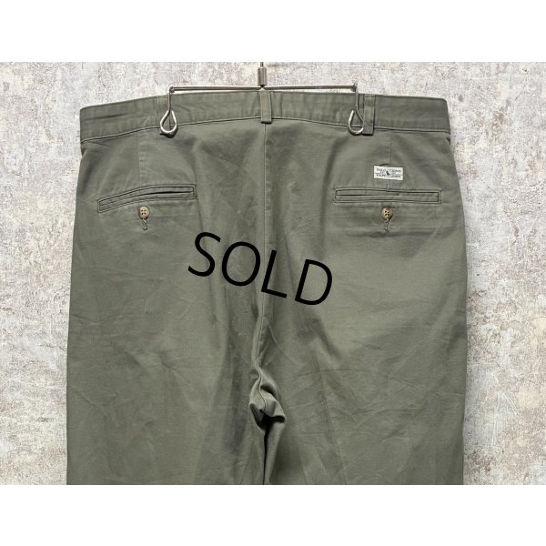 画像4: ビンテージ【ラルフローレン】POLO RALPH LAUREN【オリーブ】ANDREW PANTS【アンドリューパンツ】【２タック】【コットンパンツ】【36×32】 