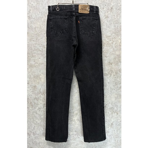 画像5: 90’s【USA製】【ビンテージ】【LEVI'S】【リーバイス５０５】505【黒】【デニムパンツ】ブラックデニム【33×34】 