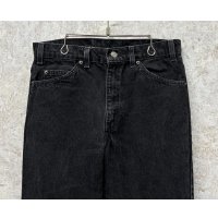 90’s【USA製】【ビンテージ】【LEVI'S】【リーバイス５０５】505【黒】【デニムパンツ】ブラックデニム【33×34】 